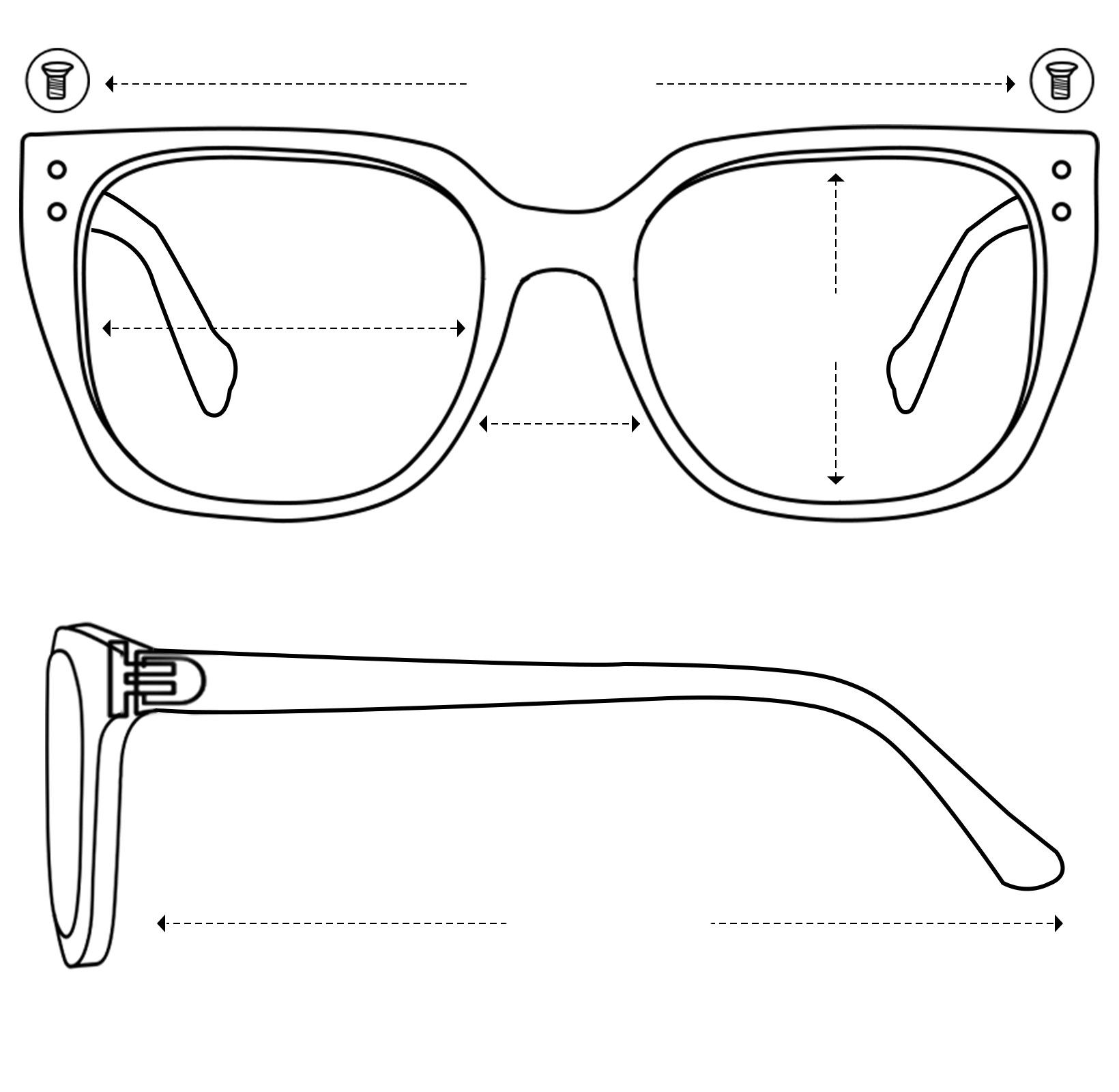 frame dimension